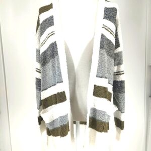 Pink Clover Women's Open Multi Colored Cardigan Size S